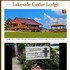 Lakeside Cedar Lodge - Cherryvale KS Wedding Reception Site