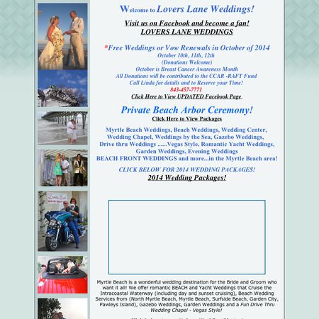 Lovers Lane Weddings Event Planning Myrtle Beach Sc Wedding