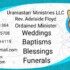 Uraniastarr Ministries LLC - Gladewater TX Wedding Officiant / Clergy